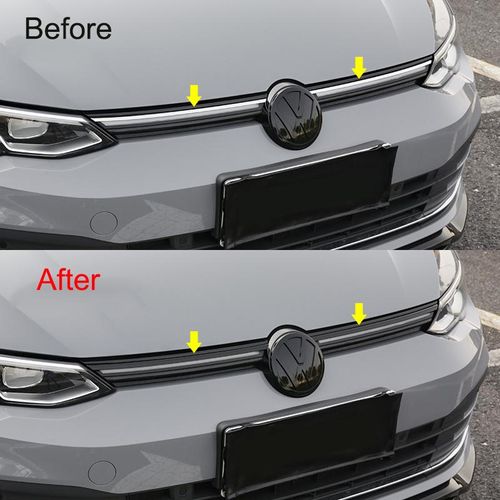 Generic Car Front Bumper Grille Trim Grill Decoration Strip Covers