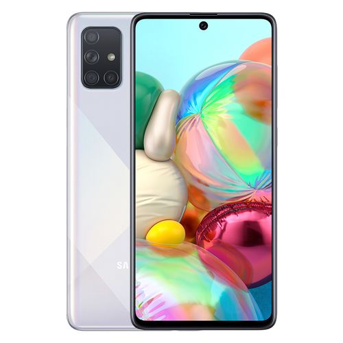 Samsung Galaxy A71 - 6.7-inch 128GB/8GB Dual SIM 4G Mobile Phone - Prism Crush Silver
