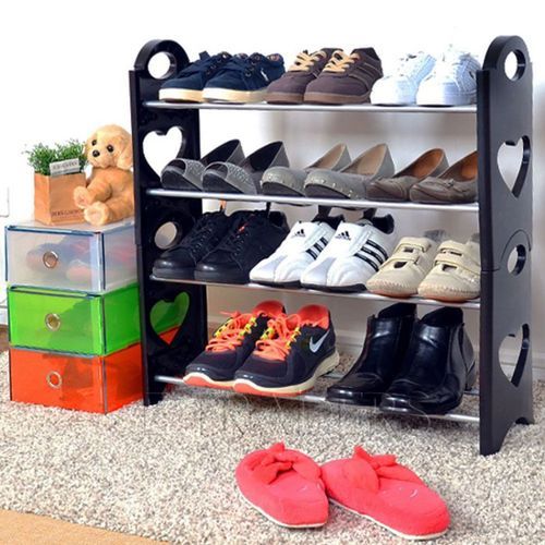 Buy Plastic & Metal Shoe Organizer - 4 Levels. in Egypt