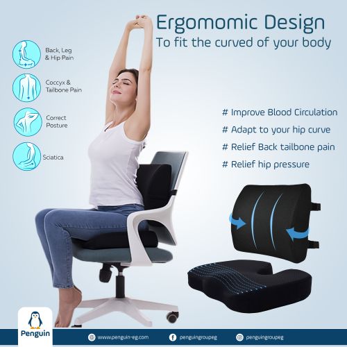 product_image_name-Penguin-بنجوين مقعد للسيارة ميموري فوم أزرق قطيفة ميموري فوم أزرق-6