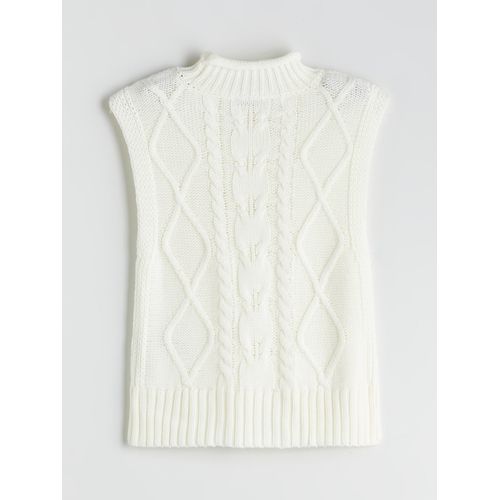 product_image_name-LC Waikiki-Turtle Neck Self Patterned Women's Tricot Sweater-6