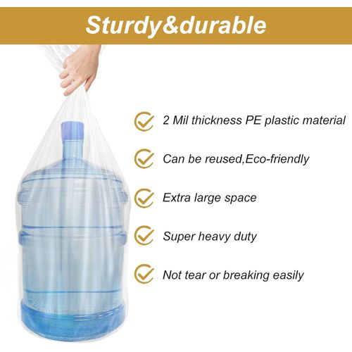 product_image_name-Generic-اكياس تخزين بلاستيكية شفافة كبيرة جدا 10 قطع مقاس 100 في 150 سم، عملاقة 227 لتر مقاومة للغبار والامتعة وشنطة السفر والاثاث واللحاف والكرسي ودراجات الاطفال وغيرها-4