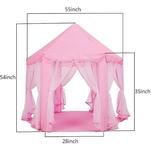 product_image_name-Generic-خيمة لعب للأطفال شكل قلعة سداسية – قابلة للطي ومحمولة-6