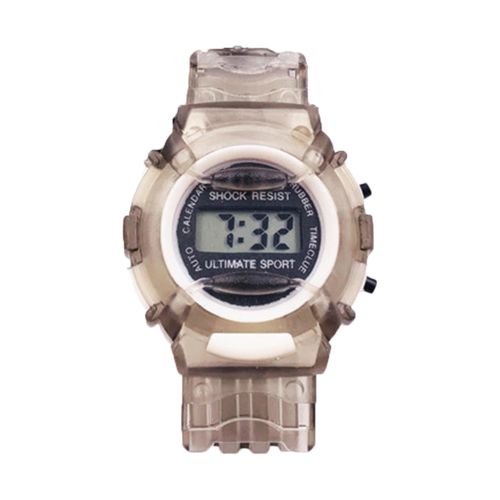 product_image_name-Generic-Digital Watch مقاومة للصدمات سهلة القراءة قرص دائري-أسود -1