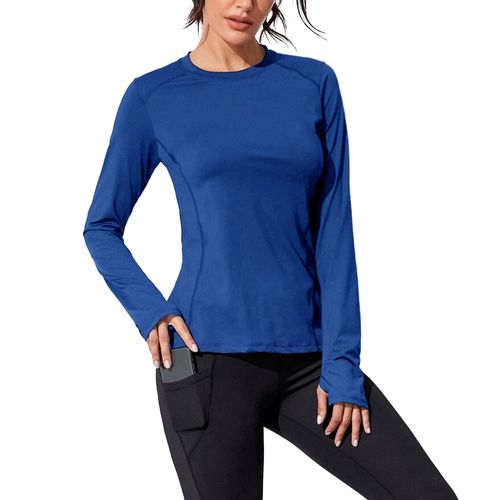 Nileton Sportswear - Sport Top Long Sleeves - Royal Blue @ Best