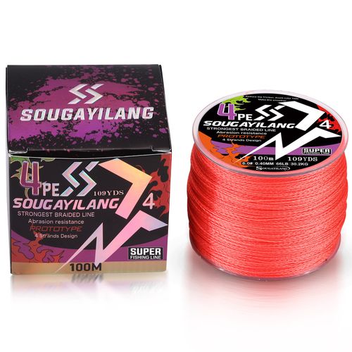 Generic 4 Snds PE Braided Fishing Line Smooth And Durable Fishing