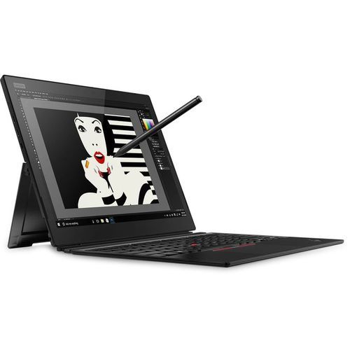 Lenovo تابلت Thinkpad X1 شاشة قابلة للفصل - Intel Core M5-6Y57 - 4 جيجابايت رام - 128 جيجا بايت SDD - شاشة 12 بوصة FHD + لمس - معالج رسومات Intel - Windows 10 Pro - أسود