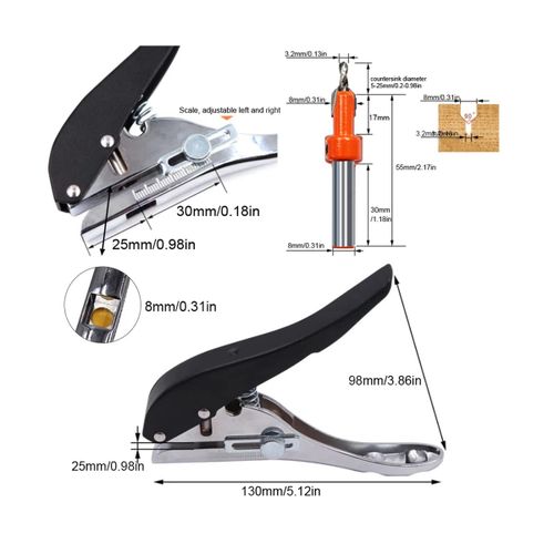 Heavy-Duty One-Hole Punch