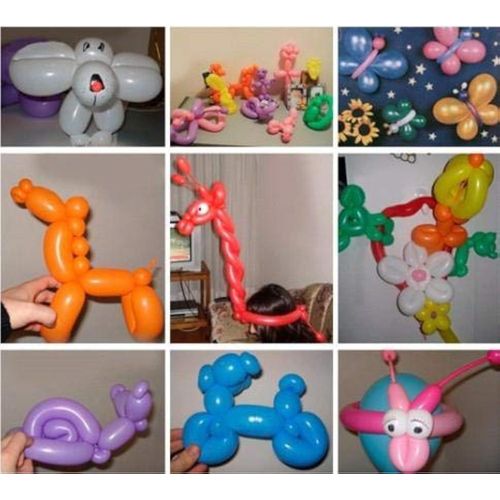 product_image_name-Generic-200 قطعة بالونات طويلة من اللاتكس بألوان مختلطة لتزيين حفلات عيد الميلاد والزفاف-1