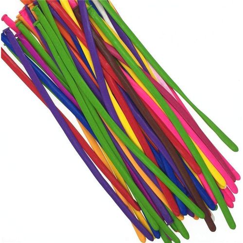 product_image_name-Generic-200 قطعة بالونات طويلة من اللاتكس بألوان مختلطة لتزيين حفلات عيد الميلاد والزفاف-3