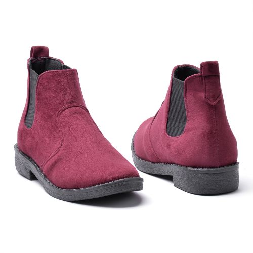 Maroon deals flat boots
