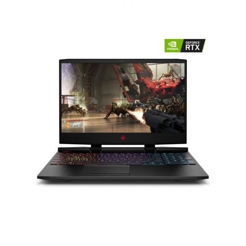 HP OMEN 15 Gaming Laptop - Intel Core I7 9750H - 16GB RAM - 256GB SSD + 1TB HDD - 15.6-inch FHD - 8GB RTX 2070 GPU - Windows 10 - Black - English Keyboard