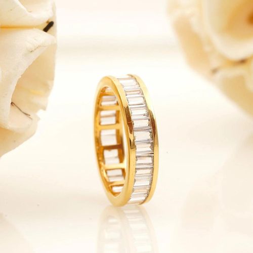 product_image_name-Generic-مجوهرات فيروز "خاتم باجيت البلاتيني الفاخر مطلي بالذهب عيار 18 قيراط، أنيق، أنثوي، بحجر متلألئ لخاتم الخطوبة والزفاف-6