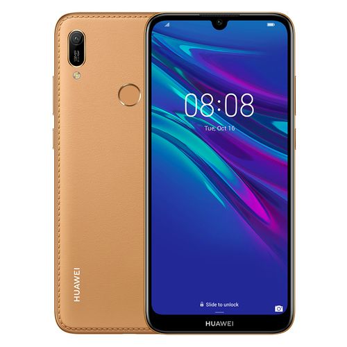 Huawei Y6 Prime (2019) - موبايل ثنائي الشريحة - 6.09 بوصة - 32 جيجا - 4G - بني