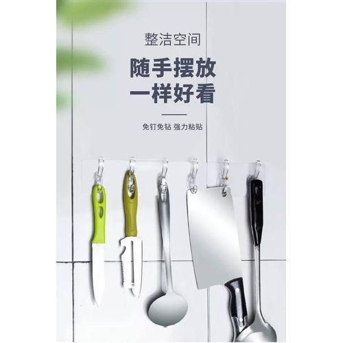 product_image_name-Generic-علاقة خطافات حائط لتعليق الملابس – خطافات قوية ذاتية اللصق ستيكر لتنظيم الأغراض في المنزل والمطبخ وغرفة النوم وعلى الأبواب – 6 خطافات-4