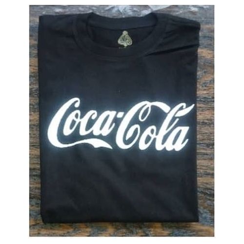 Buy Coca Cola Printed Short Sleeves T-shirt - Black in Egypt