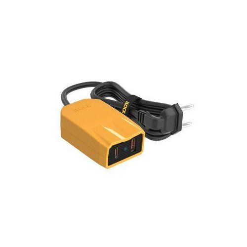 product_image_name-iLOCK-رأس شحن مع كابل طاقة بطول 3 أمتار، يدعم مخرجات USB وType-C، شحن سريع بقوة 20 واط، مواد مقاومة للحريق، وضمان لمدة سنة ضد عيوب التصنيع.-1