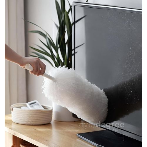 Flexible Duster - Experience a gentle yet effective cleaning solution ideal for easily removing dust from furniture, electronic displays, and air vents without straining.