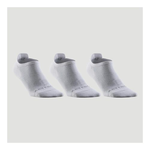 اشتري Decathlon RS 160 Low Sports Socks Tri-Pack - White في مصر