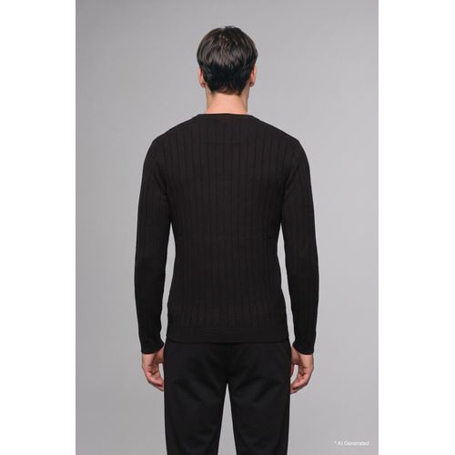 Defacto Standard Fit Button-Front Basic Knit Pullover - image 5