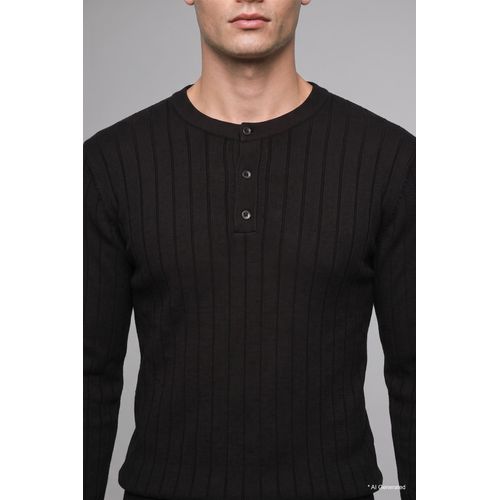 Defacto Standard Fit Button-Front Basic Knit Pullover - image 7