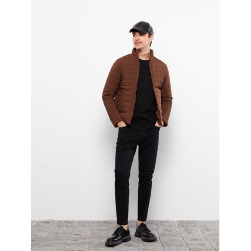 product_image_name-LC Waikiki-Standard Pattern Standing ذوي الياقات البيضاء معطف رجالي -1