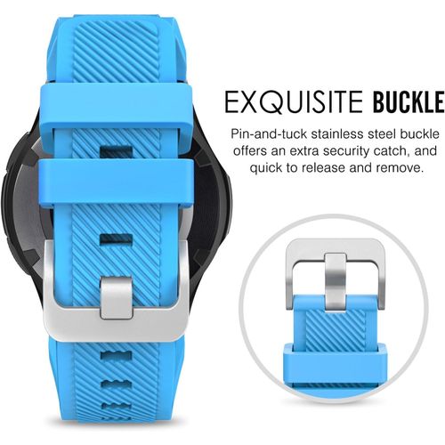 product_image_name-Generic-سوار سيليكون رياضي بإبزيم مقاس 20 ملم متوافق مع ساعة سامسونج جير سبورت/ سامسونج ووتش 4/5/5 برو/S2 كلاسيك/اكتيف 2 40/44 ملم/امازيفت GTS 3/ GTS 4/4 ميني/بيب 3/برو/GTS 2 ميني/GTS 2e/ بيب U/U برو من تين تيك - مينت بلو-5