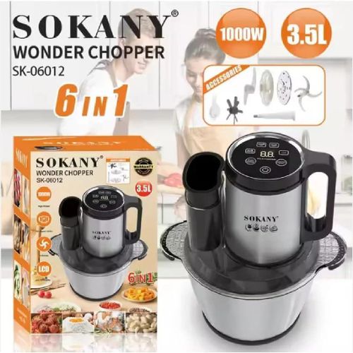 product_image_name-Sokany-كبة سوكاني ديجيتال 1000 وات - 6 وظائف في جهاز واحد - سعة 3.5 لتر - SK-06012N-2