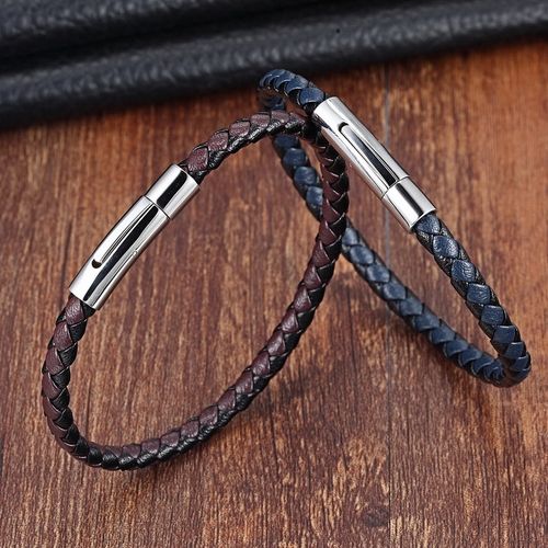 Leather Bracelets  Shop for Leather Bracelet Online  Myntra