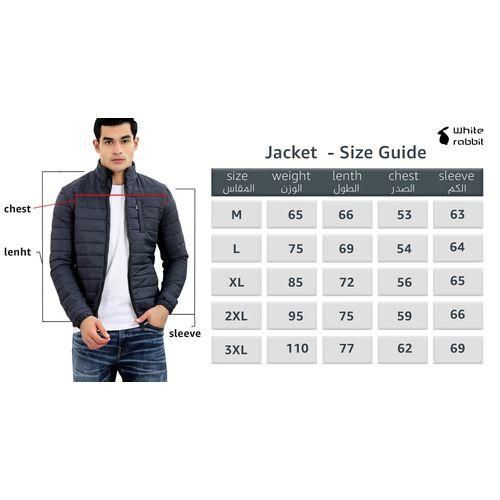 product_image_name-White Rabbit-Turn Down Collar Long Sleeves Denim Jacket - Heather Grey & Dark Blue-5