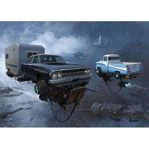 product_image_name-Generic-بازل ري بلاي  – 1000 قطعة بتصميم خيالي مستقبلي مع مركبات طائرة ومقطورات – يشمل بوستر ممتع – خامات عالية الجودة – مناسب للكبار والمراهقين من عمر 14+ – هدية مثالية للاسترخاء وتنمية الذكاء-1