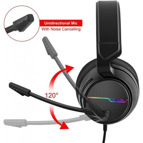 Xiberia V20 Gaming Headset Usb 3.5Mm Stereo With Led Lights