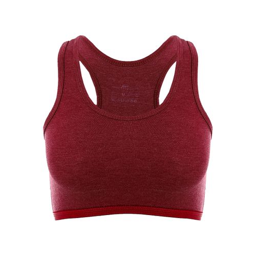 Cross Back Plain Sports Bra Top