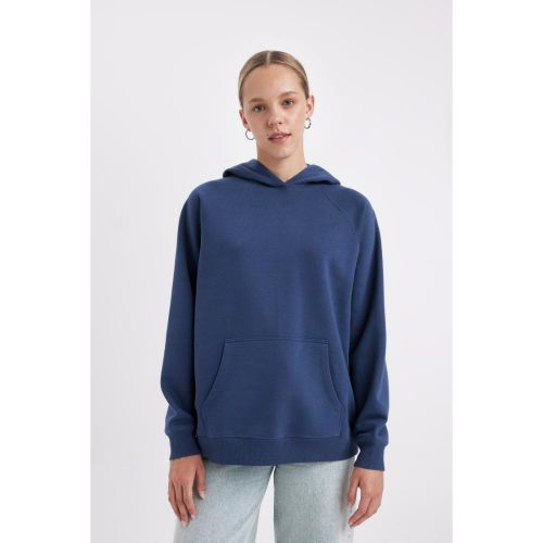 product_image_name-Defacto-Woman Oversize Fit Long Sleeve Sweat Shirt - INDIGO-1
