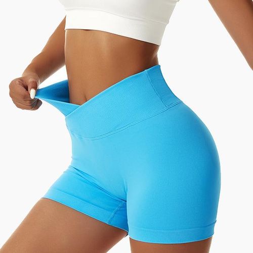 Generic Shorts Seamless V-Waist Leggings Running Fitness Sports