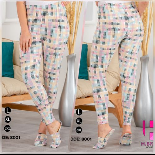 Generic H.Brand Cotton Pajama Pants Leggings With Foot Wear