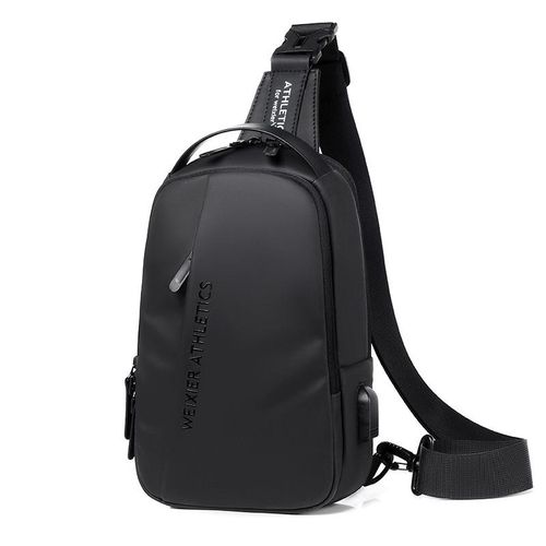 Generic Men s Chest Bag Cross body Small Multi functional One shoulder Backpack Black Best Price Online Jumia Egypt