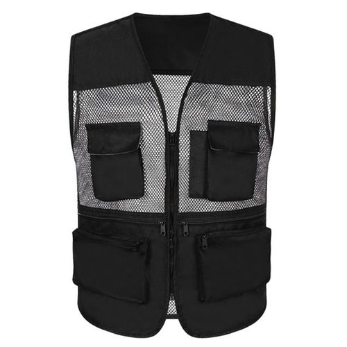 Fishing Vests Quick Dry Breathable Multi Pocket Mesh Vest