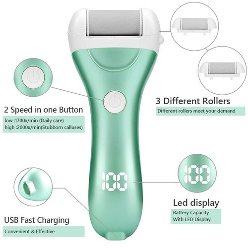 Electric Foot Grinder Heel File Grinding Exfoliator Pedicure Machine Feet  Hard Dead Skin Remove Professional File Care Tool