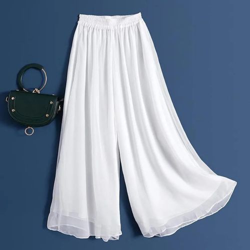 Women's Pull on Corduroy Flare Pants Elastic Waist Classic Stretchy Comfy  Soft Pants Trousers, White, Small price in Saudi Arabia,  Saudi  Arabia