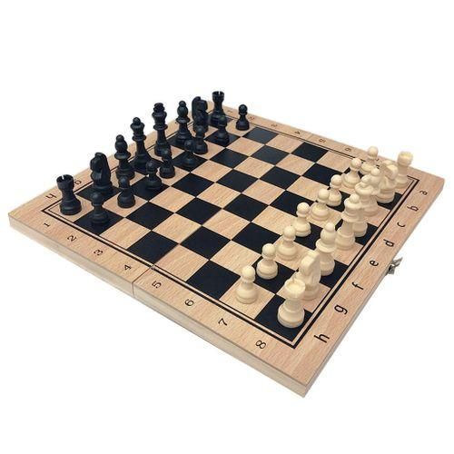Buy 3 In 1 Chess Set  Folding Wooden Chess Board With Storage  Chess, in Egypt