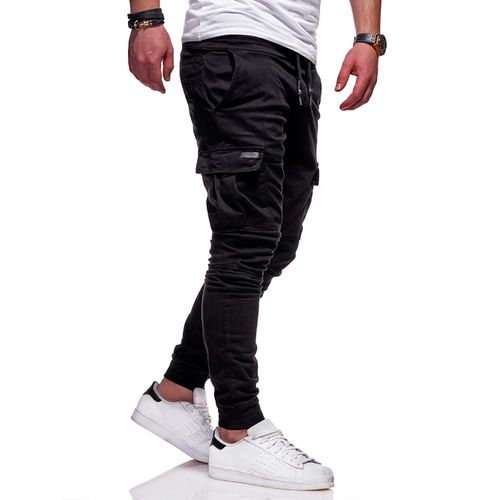 Fashion (black-K13)New Fashion Mens Cargo Casual Solid Colors