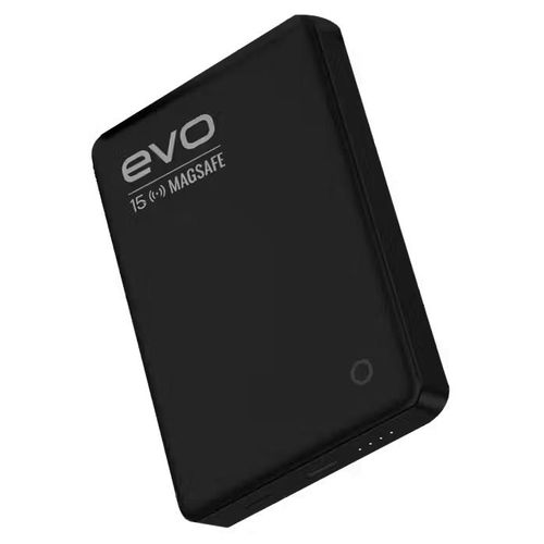 product_image_name-Evo-إيفو باور بانك لاسلكي بتقنية ماج سيف سعة 10000mAh - أسود-1