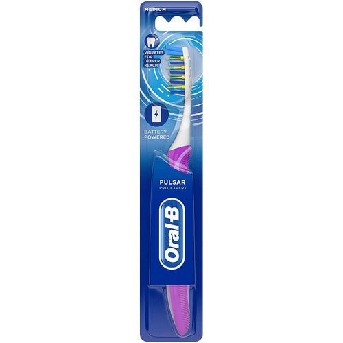 product_image_name-Oral B-Pro-Expert Pulsar Powered Toothbrush - 35 Medium, Purple - 3014260732165-1