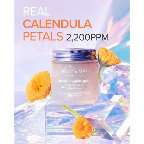 product_image_name-MARY & MAY-Vegan Calendula Peptide Ageless Sleeping Mask 110gr-5