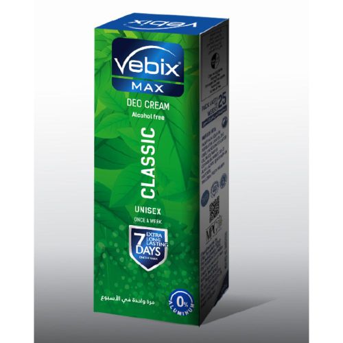 Buy Vebix Deodrant Cream Classic - 15 Ml in Egypt