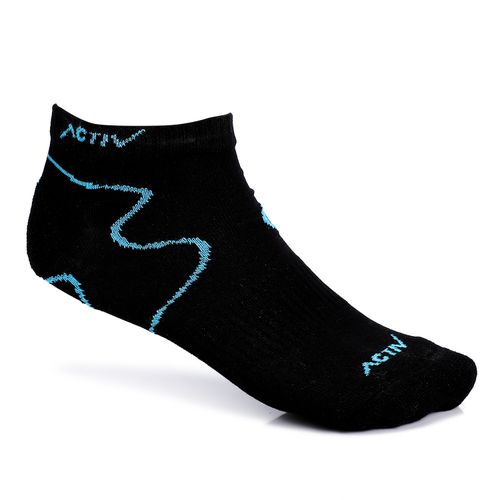 تسوق Pack Of 4 Self Pattern Ankel Socks - Black, White, Navy Blue ...