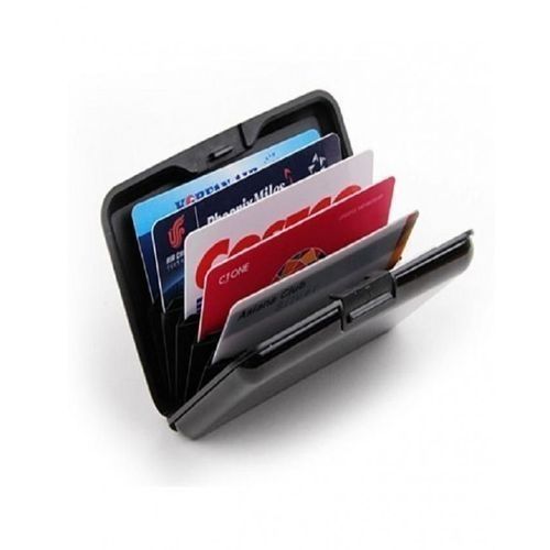 اشتري As Seen on TV Aluminum Credit Card Wallet - Black في مصر