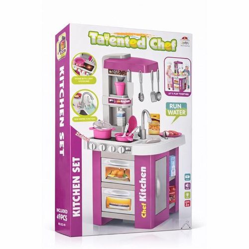 product_image_name-Generic-مطبخ ألعاب "هوم شيف" مع ملحقات طعام-1