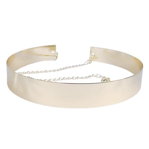 Full metal waist belt gold on sale